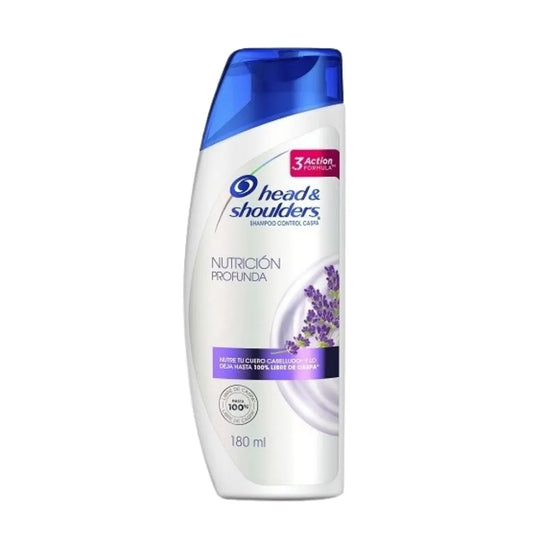 SHAMPOO HEAD & SHOULDERS NUTRICIÓN PROFUNDA 180 ML