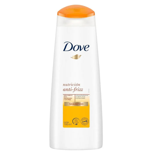 SHAMPOO DOVE NUTRICIÓN ANTI-FRIZZ 180 ML