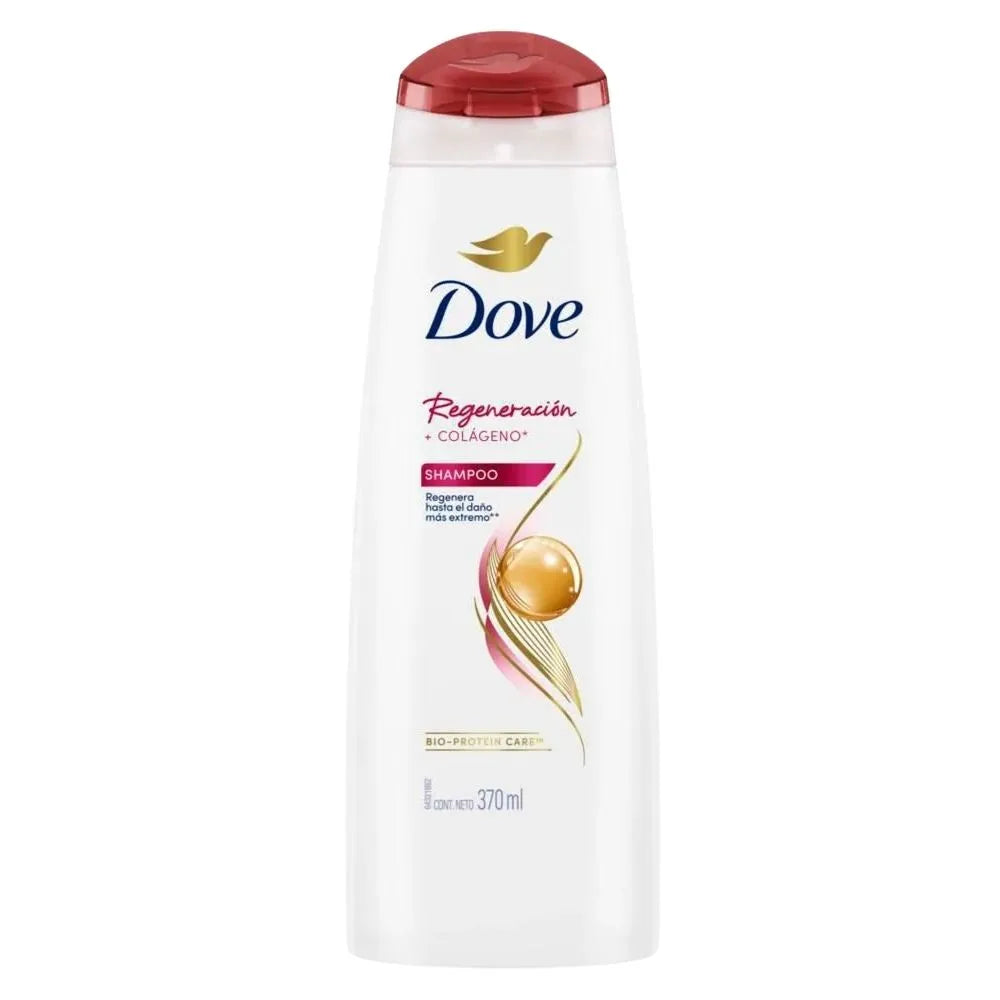SHAMPOO DOVE REGENERACIÓN + COLÁGENO 370 ML
