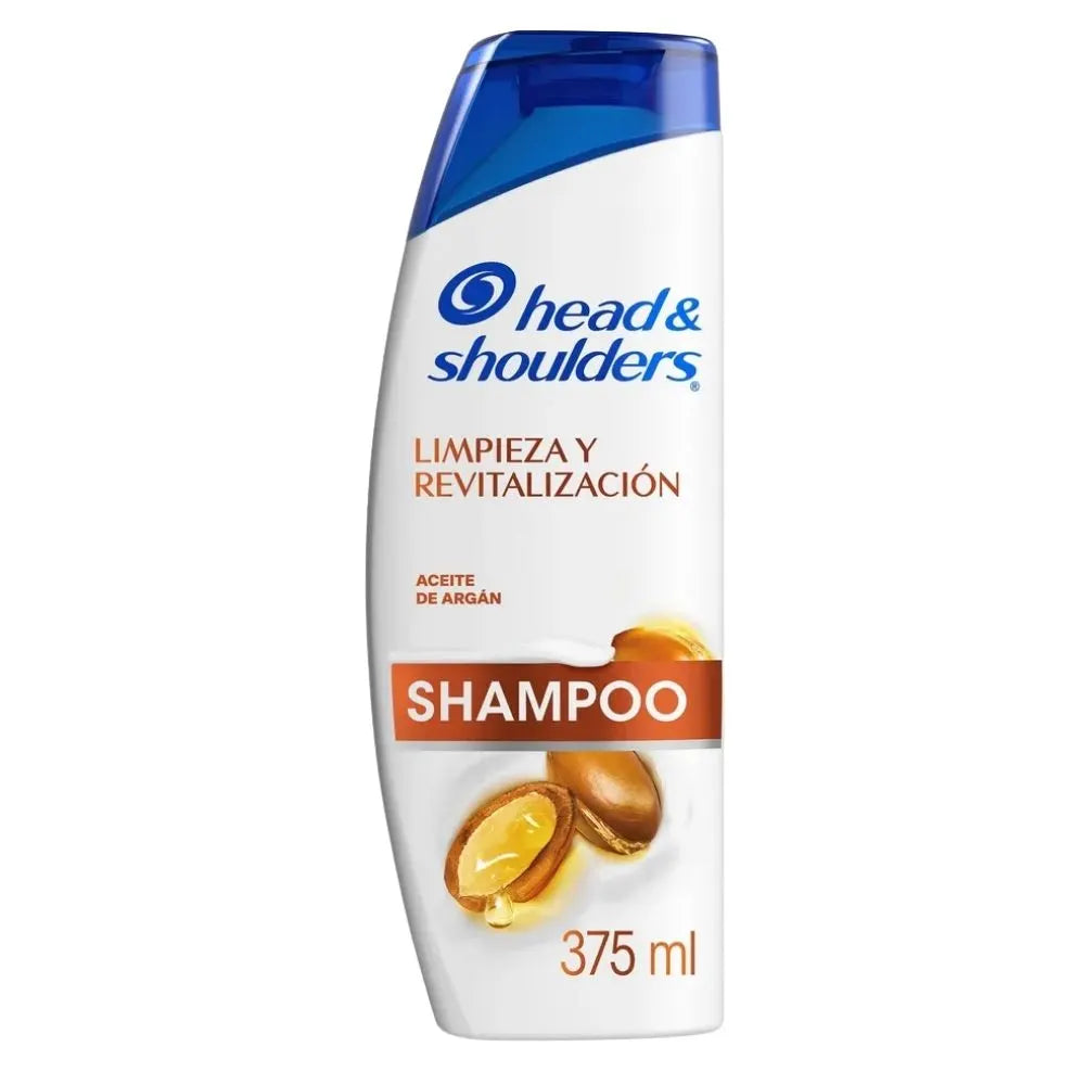 SHAMPOO HEAD & SHOULDERS LIMPIEZA Y REVITALIZACIÓN 375 ML