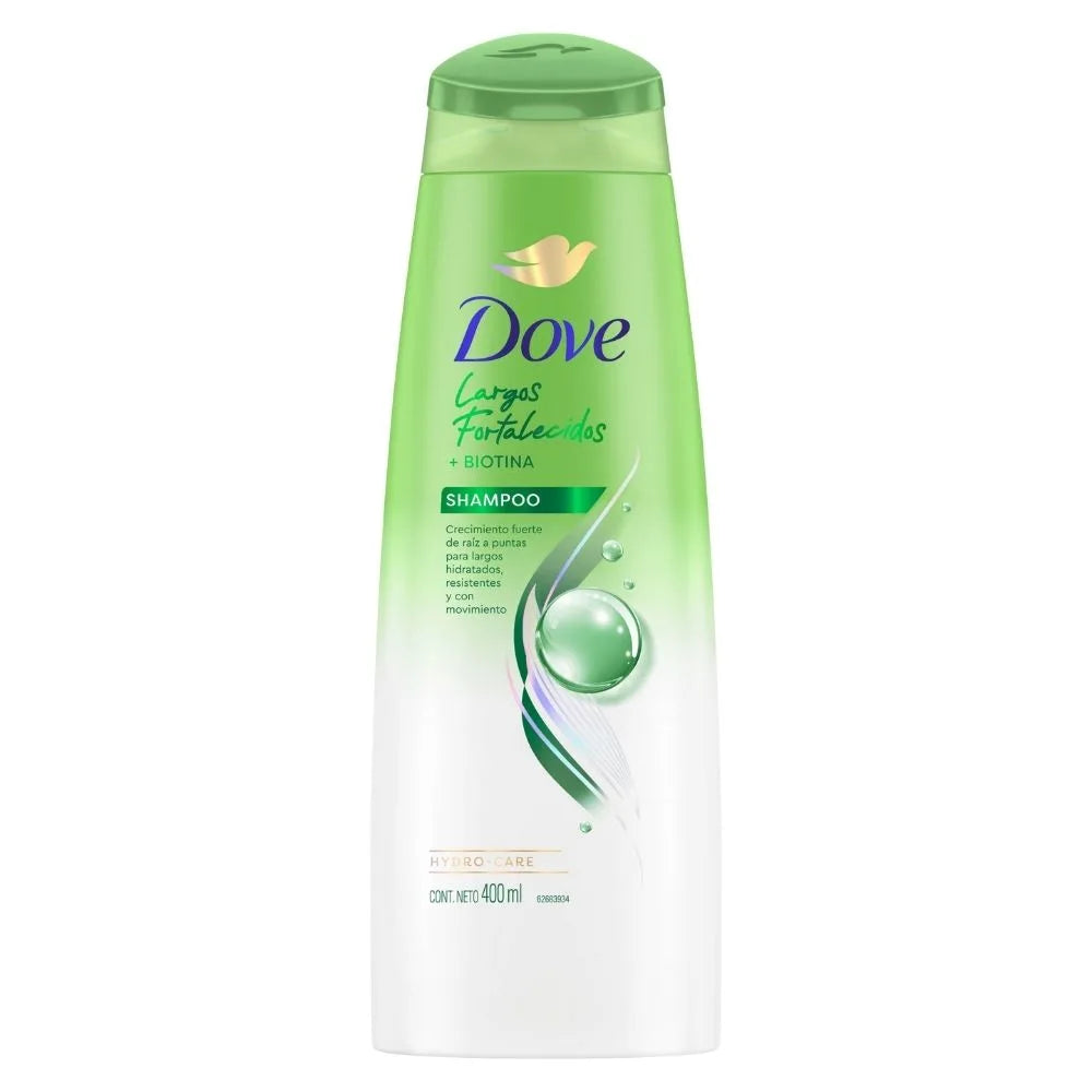 SHAMPOO DOVE LARGOS FORTALECIDOS 400 ML