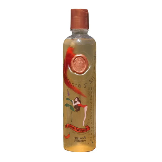 SHAMPOO CONTROL CASPA (MENTA Y AJÍ) RITUAL BOTÁNICO 400 ML