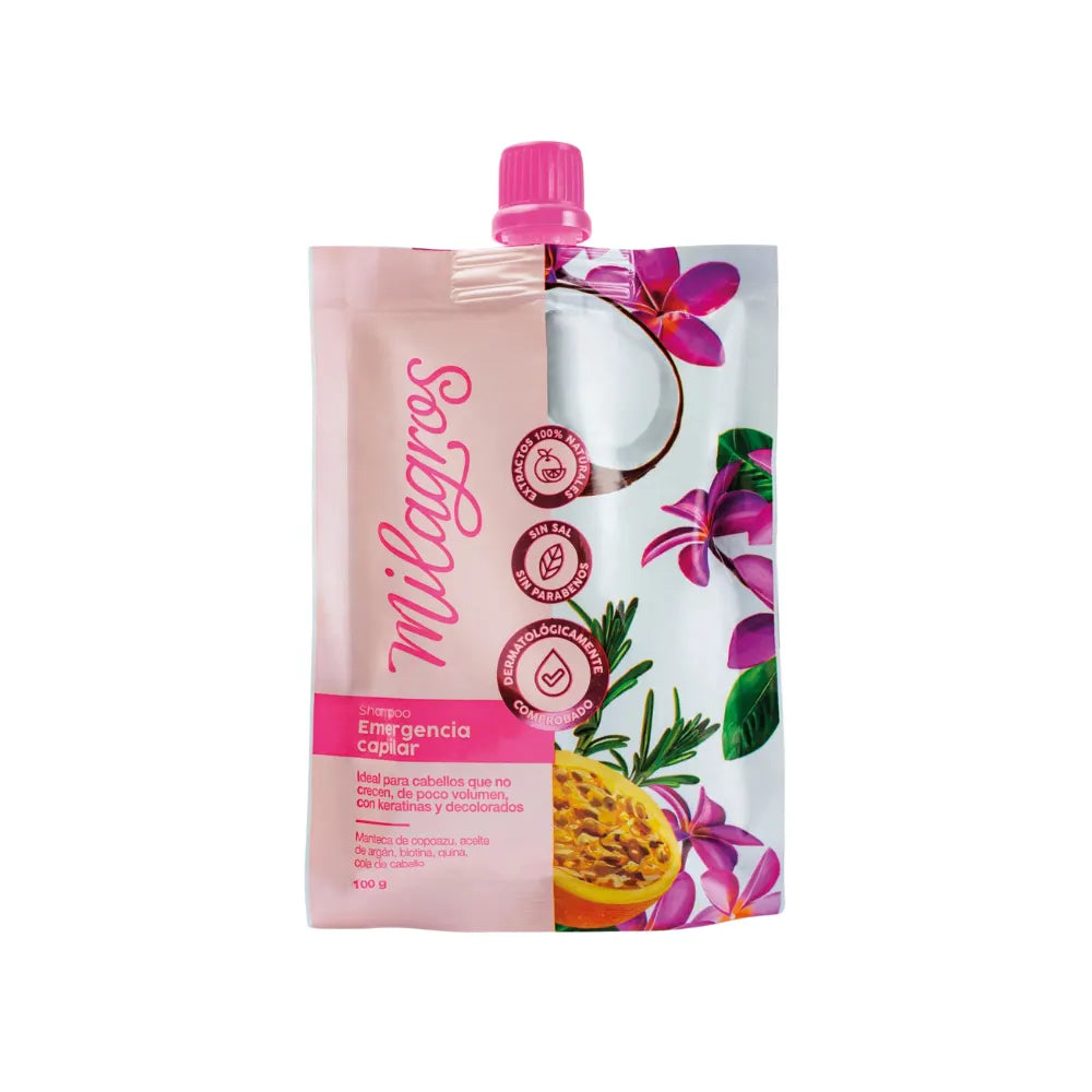 SHAMPOO EMERGENCIA CAPILAR MILAGROS 100 ML