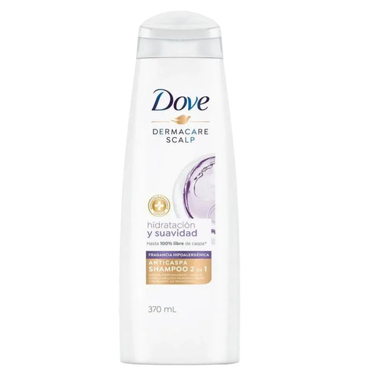 SHAMPOO DOVE DERMACARE SCALP HIDRATACIÓN 370 ML