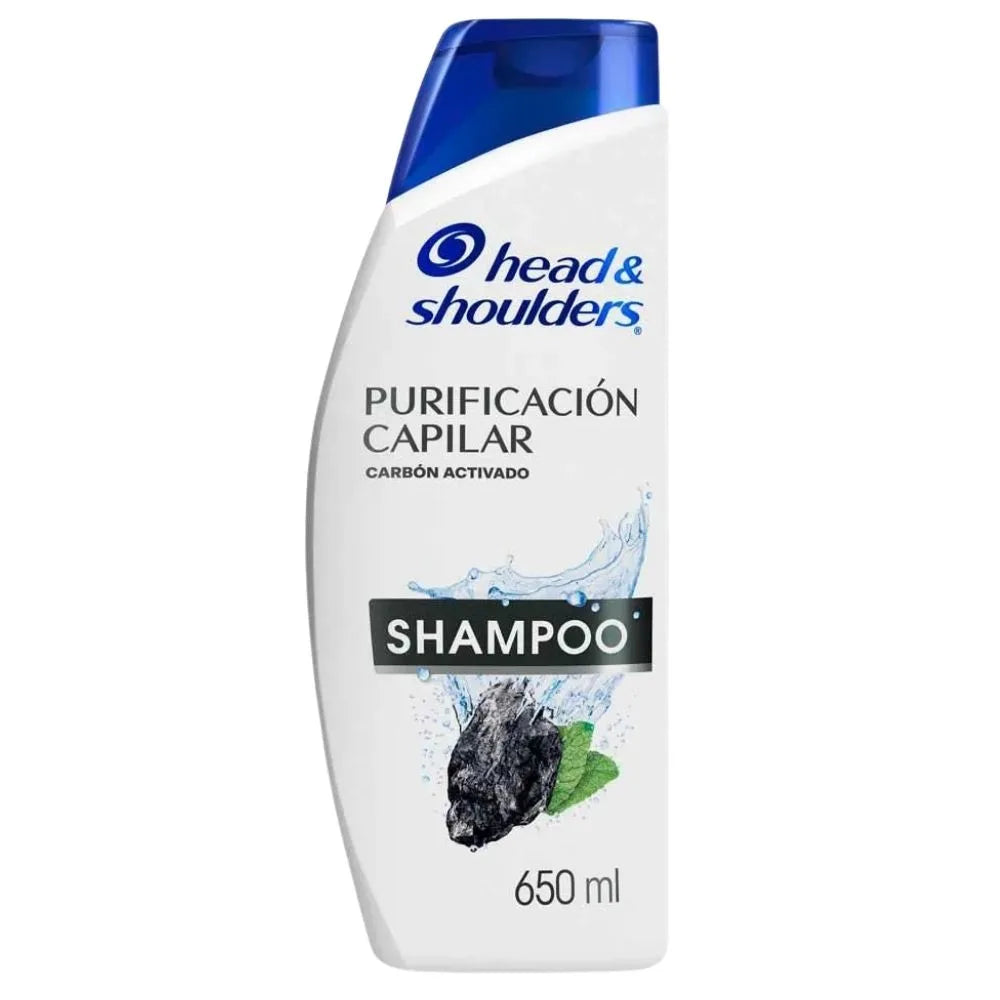 SHAMPOO HEAD & SHOULDERS PURIFICACIÓN CAPILAR 650 ML