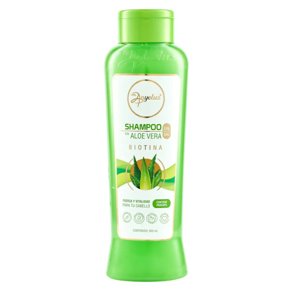 SHAMPOO CON ALOE VERA ANYELUZ 500 ML