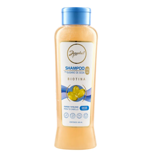 SHAMPOO CON GUSANO DE SEDA ANYELUZ 500 ML