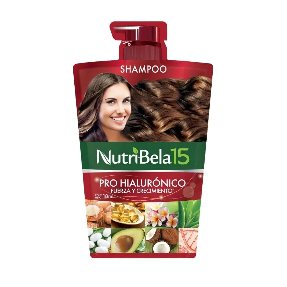SHAMPOO NUTRIBELA PRO HIALURÓNICO SOBRES 18 ML