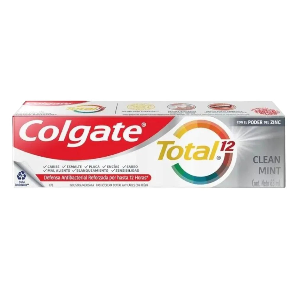 CREMA DENTAL COLGATE TOTAL 12 CLEAN MINT 63 ML
