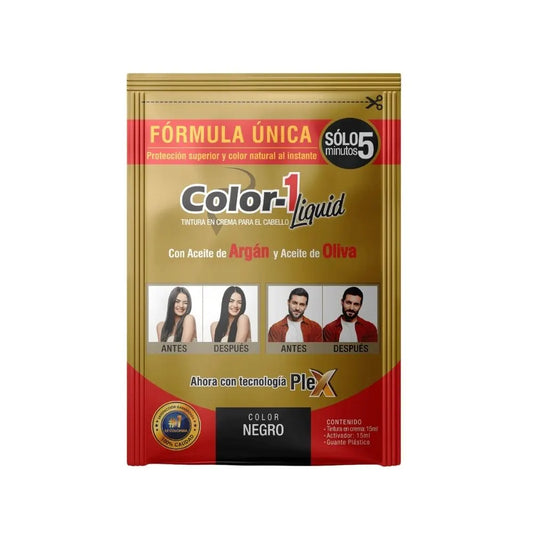 TINTE COLOR1 LÍQUIDO SOBRE NEGRO 15 ML