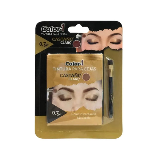 TINTURA PARA CEJAS CASTAÑO CLARO COLOR1 1 G