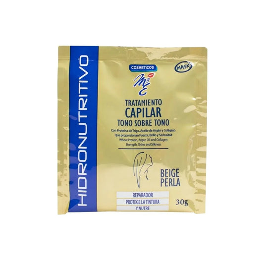 TRATAMIENTO CAPILAR TONO SOBRE TONO BEIGE PERLA SOBRES 40 G MYE