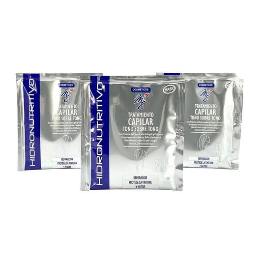 TRATAMIENTO CAPILAR TONO SOBRE TONO GRIS PLATA MYE 30 G