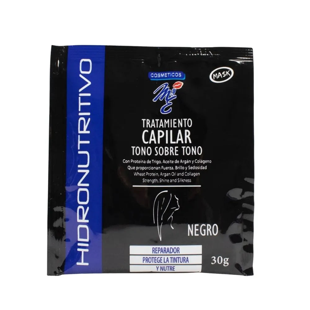 TRATAMIENTO CAPILAR TONO SOBRE TONO NEGRO SOBRES 30 G MYE