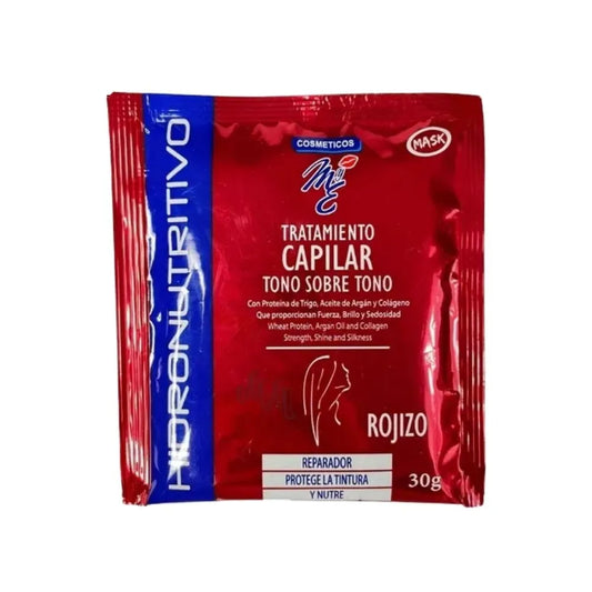 TRATAMIENTO CAPILAR TONO SOBRE TONO ROJIZO MYE SOBRES 40 G