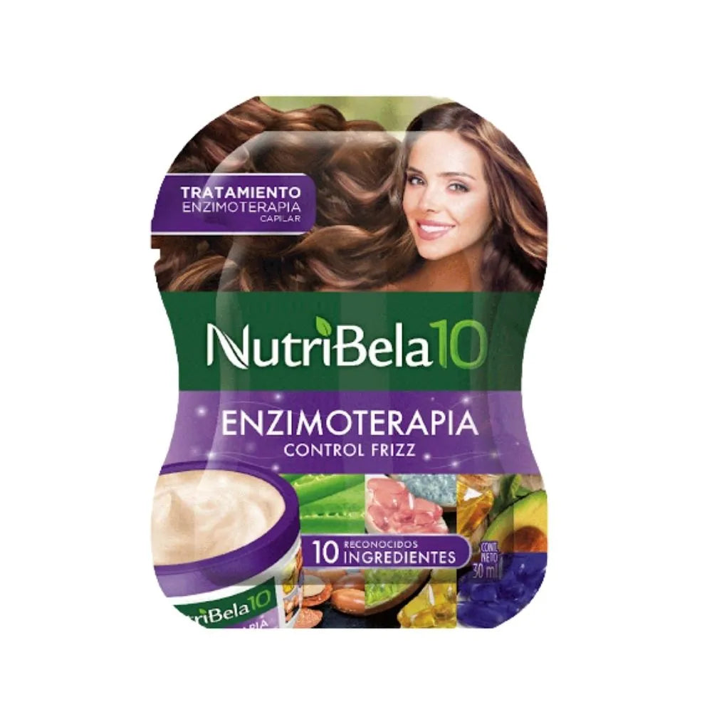 TRATAMIENTO CAPILAR NUTRIBELA ENZIMOTERAPIA SOBRES 27 ML