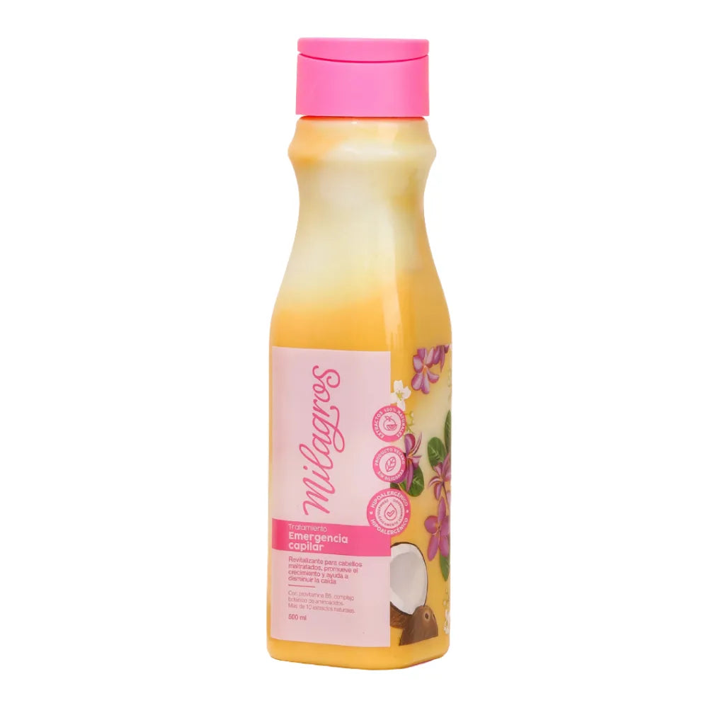 TRATAMIENTO EMERGENCIA CAPILAR MILAGROS 450 ML