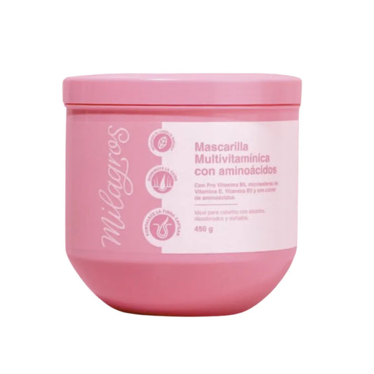 MASCARILLA CAPILAR MULTIVITAMÍNICA MILAGROS 450 G