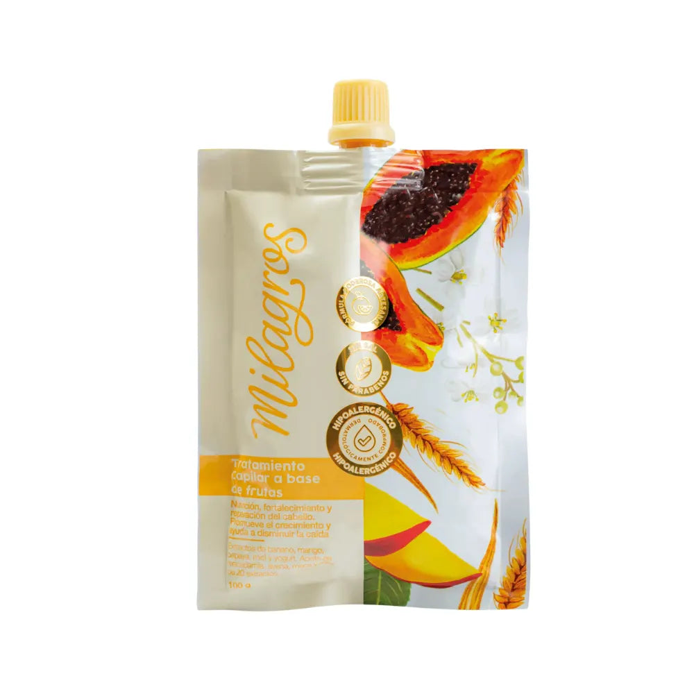 TRATAMIENTO CAPILAR A BASE DE FRUTAS MILAGROS 100 ML